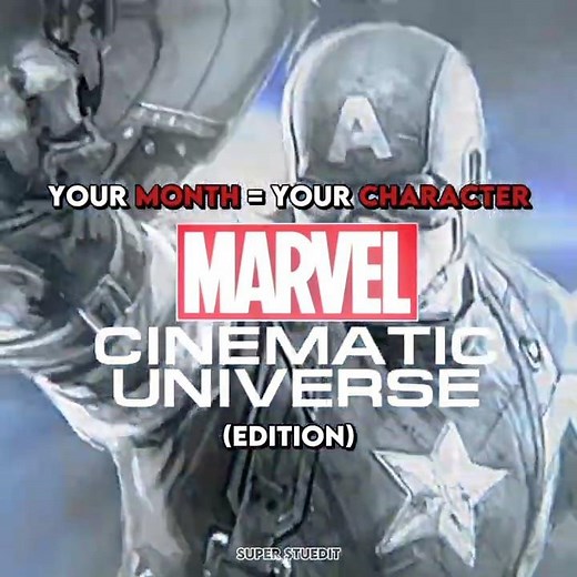 YOUR MONTH YOUR CHARACTER | MCU Edition | ‪@SuperStueditofficial‬