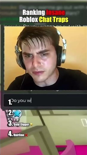 Ranking Insane Roblox Chat Traps #funnymoments #robloxmemes #roblox #game