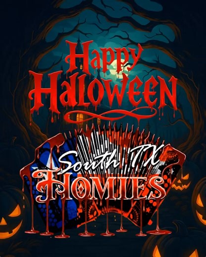 👻🎃 Happy Halloween from the South TX Homies! 🎃👻 We might’ve taken this “costume” thing a little too far this year 😅 From friendly faces to fright-night legends, the Homies are officially in spooky mode! Have fun, be safe, and don’t let the ghosts steal your candy! 🍬💀 #SouthTXHomies #HappyHalloween #SpookySeason #StaySafe #OmarGarzaDesignStudio | South TX Homies