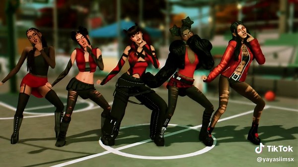 im the sh!t animation dance by the talented @sunni 🤍 #gnarly #katseye #sims4animations @KATSEYE #sims4 #ts4 #sims4mods