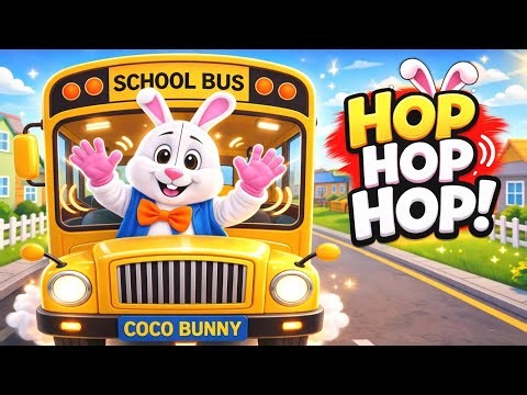 🐰 Hop Hop Hop on the Bunny Bus! | Coco Bunny Sing Along
