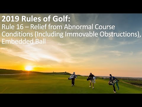 Rule 16 - Abnormal Course Conditions