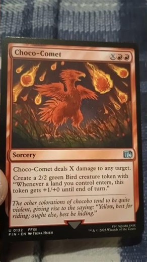 Choco - Comet Final Fantasy MTG card