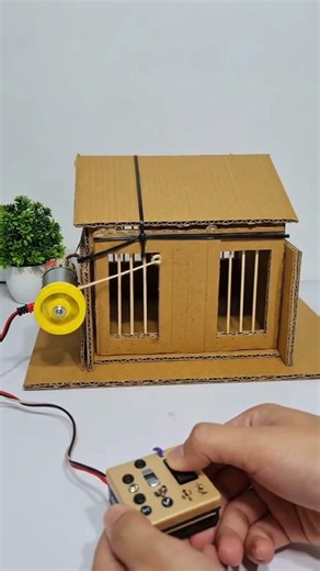 Smart Sliding Door with DC Motor | Easy Science Project #motorbuilding #diy #experimnent