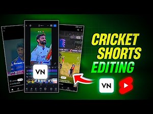 Cricket Shorts Edit In Vn App | Cricket Ka Shorts Video Kaise Banaye | Vn App Cricket Video Editing