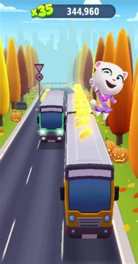 Funny MOMENTS Of Talking Tom vs Angela vs Hank!! Grow and Go Event - Gold Run short video #shorts