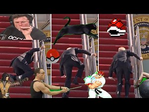 BEST JOE BIDEN FALLING ON STAIRS MEME COMPILATION