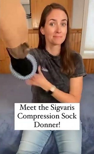 The Sigvaris Doff and Donner tool is a very unique tool to assist with compression sock management!