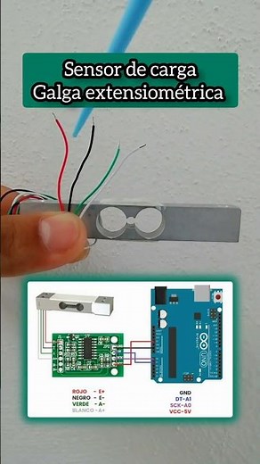 👉Load sensor //Extensiometric gauge 🔗🗜️