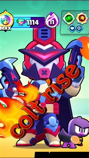 COLT BRAWL STARS 🔥| COLT BUFFIES GAMEPLAY | COLT RISE✨#shorts