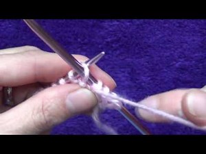 How to Knit, Doing the Purl Stitch