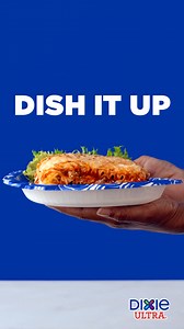 Dig in - Dixie Ultra® Deep Dish plates keeps every bite mess-free.🍽️ | Dixie