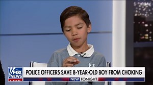 Police officer recalls saving young boy from choking: 'He wasn't breathing'