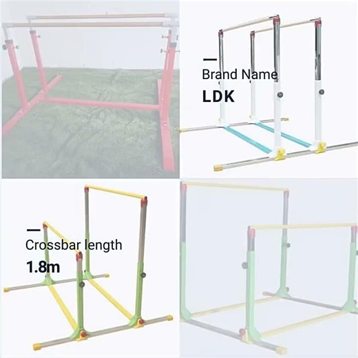 Women's Gymnastics Uneven Bars - Uneven Bar Rail Set - Kids Gymnastics Equipment for Home