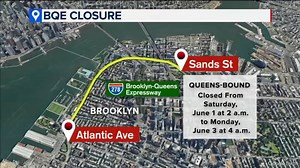 Brooklyn-Queens Expressway reopens nearly 24 hours early following weekend repairs