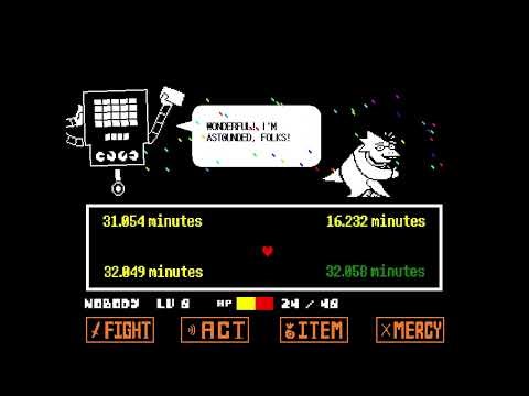 UNDERTALE Mettaton Boss fight FULL walkthrough