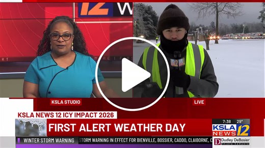 KSLA goes live from Texarkana as the winter ice storm continues - NewsBreak