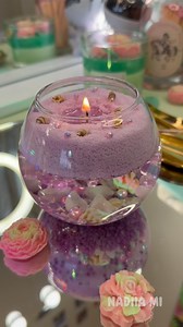 Nadiia Mi on Instagram: "Purple Water Candle DIY with Sand Wax 💜✨ Sand wax link in bio🔗 #candlemaking #candles #diy #asmr #handmade #craft #madeincanada . . . . . . . . . . . . . . purple candle, water candle DIY, sand wax candle, ASMR candle video, handmade candle, shell decor, aesthetic candle, relaxing DIY, ocean candle, pastel purple decor, cozy candlelight, calming craft, DIY candle aesthetic, soothing visuals, beachy candle"
