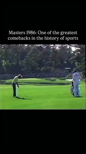 75K views · 990 reactions | We can’t forget who won The Masters in 1986 but let’s revisit the comeback story. Jack Nicklaus was 46 years old and hadn’t won’t a major in six years. The field was stacked and most expected him to be there for a ceremonial weekend, not to actually contend. He was down four strokes as he started the Par 5 15th. This hole rallied the comeback win for the Golden Bear, who shot 30 on the back nine en route to a 65. He won the Masters for his 18th and final major title. 