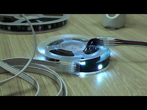 RGB Extension Cable wire, 10 LED strip connector Kit, How to manually interconnect them? -Flutesan
