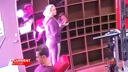 32K views · 195 reactions | "That's pretty low." In and out with a heavier load in under a minute. Tonight on A Current Affair, the lycra lady lifting more than weights. #9ACA | A Current Affair | Facebook