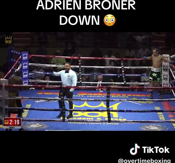 Adrien Broner Knocked Down by Blair Cobbs in Intense Boxing Match