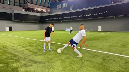 Entertaining football moves packed with skills and laughter