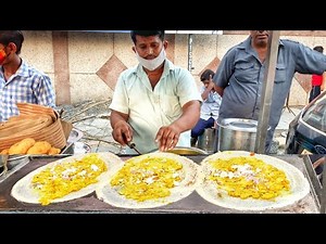 Dosa Street Food Preparation | Best Indian Street Food