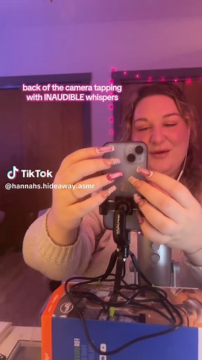 Engaging ASMR Tapping with Inaudible Whispers Session