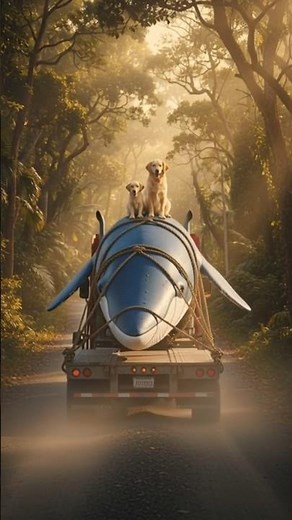 Dog Rescues Baby Whale 🐶🐳💙 | Heart-Touching Ocean Story #shorts