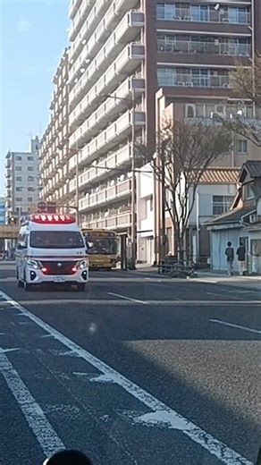 【緊急走行】鹿児島市消防局伊敷救急隊