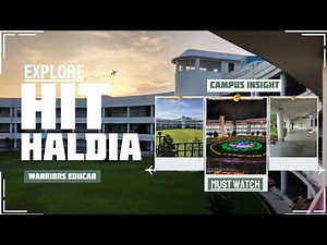 Inside Haldia Institute's Massive Campus🔥Inside Look at the Beauty of HIT! #hithaldia #campuslife