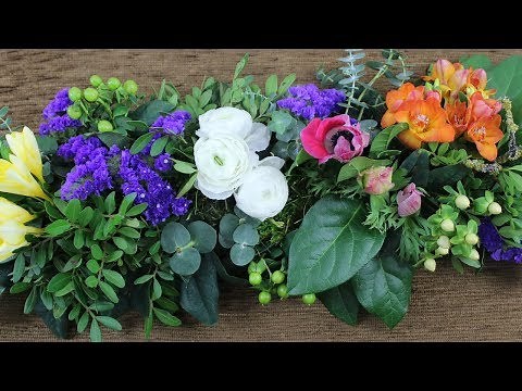 Floristik Anleitung Blumengesteck ❁ Winter Deko mit Blumen ❁ Deko Ideen mit Flora-Shop