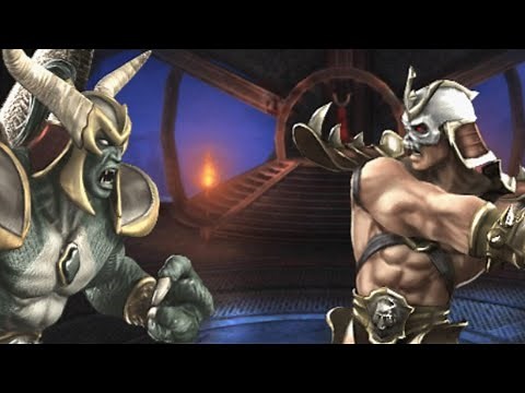 Mortal Kombat Armageddon: Onaga vs Shao Kahn