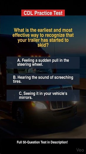 Last-minute review: The hardest CDL concept. #CDL #CombinationVehicles #Texas #shorts