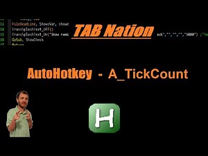 AutoHotkey - Script Run Time, A_TickCount, How Long Does My Code Take To Run?