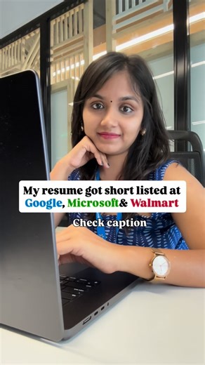 Satyam Jyottsana gargee on Instagram: "𝐌𝐲 𝐫𝐞𝐬𝐮𝐦𝐞 𝐠𝐨𝐭 𝐬𝐡𝐨𝐫𝐭𝐥𝐢𝐬𝐭𝐞𝐝 𝐚𝐭 𝐆𝐨𝐨𝐠𝐥𝐞, 𝐌𝐢𝐜𝐫𝐨𝐬𝐨𝐟𝐭, 𝐖𝐚𝐥𝐦𝐚𝐫𝐭, 𝐚𝐧𝐝 𝐈𝐧𝐭𝐮𝐢𝐭.☺️ But it wasn’t luck. It was about making the right things stand out. A strong resume isn’t just a list of tools and job titles. It’s your first interview—and it needs to speak for you. Here’s what made the difference for me 👇 🔷Projects that weren’t just functional, but scalable Example: “Built a rate-limited API gateway using Node.j