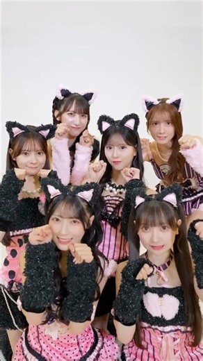 AKB48 members Kisei Sato, Sora Yamazaki, Momoka Ito, Azuki Yagi, Ayami Nagatomo, and Miyu Mizushi...