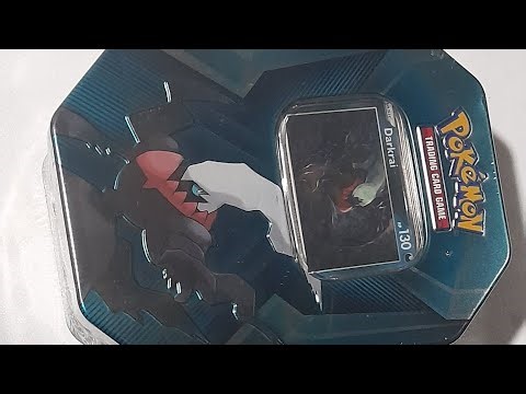 Darkrai tin and inteleon battle deck unboxing #pokemon