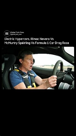 GlobalTechZone on Instagram: "Get ready for one of the most insane drag races ever filmed. A Formula 1 world championship-winning Red Bull RB8 lines up against two electric monsters: the 1,914hp Rimac Nevera and the record-breaking McMurtry Spéirling. Old-school F1 engineering meets next-gen electric power in a straight-line showdown that rewrites expectations. The Rimac Nevera Driven by Matt Watson, brings four electric motors, 1,914hp, and brutal instant torque, backed by a massive 120kWh batt