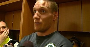 A.J. Hawk: ‘I was trying to not die up there!’
