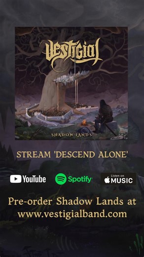 12 reactions | Descend Alone welcomes our listeners to the harrowing world of "Shadow Lands" - our upcoming 17-track epic about the forsaken kingdom of Mournlight and the ancient curse within. | Vestigial | Facebook