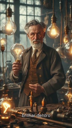 A Invenção da Lâmpada por Thomas Edison