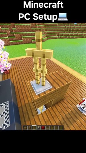 minecraft pc setup with rtx #builds #trendingshorts