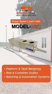ZEMIC H8C Shear Beam Load Cell | Tank weighing , Process automation, Batching , Platform Weighing