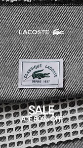 A Lacoste🐊 Sale chegou para elevar o seu estilo! | Lacoste