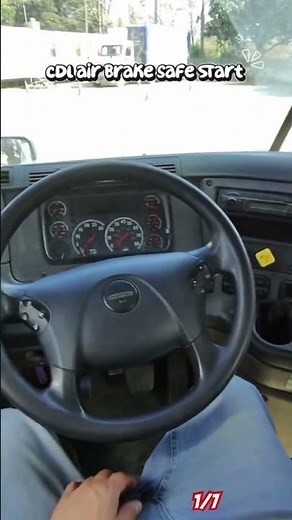 Air Brakes Safety Start Explained (CDL Test) #CDL#AirBrakes#CDLTest#CDLExam#CDLSkillsTest#DMVTest