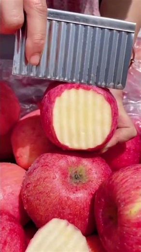 Most Satisfying Apple Cutting ASMR Ever! #shorts