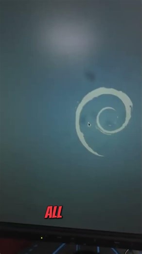 finally got into debian after 1000 tries #coding #linux