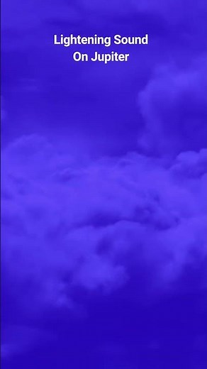 Lightening Sound on Jupiter 💥☁️ #jupiter #jupitersound